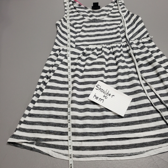 Oh baby by motherhood maternity black, white striped tank top size small - Picture 6 of 7